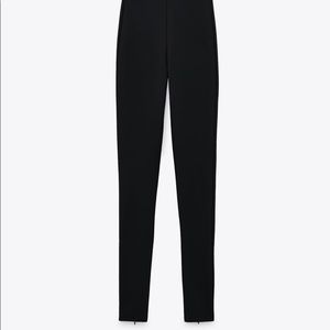 Zara Ribbed Leggings with Slits
